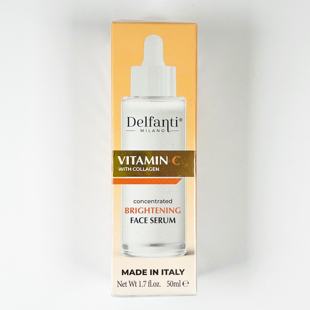 Delfanti Milano • VITAMIN C with COLLAGEN • Concentrated Brightening Face Serum